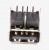 3722-003225 JACK-USB;4P/1C,AU,BLK,SMD-A(DIP),A