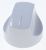 H20-10-120-006 10014866 PLASTIC KNOB 60X60 WHITE (TX4)